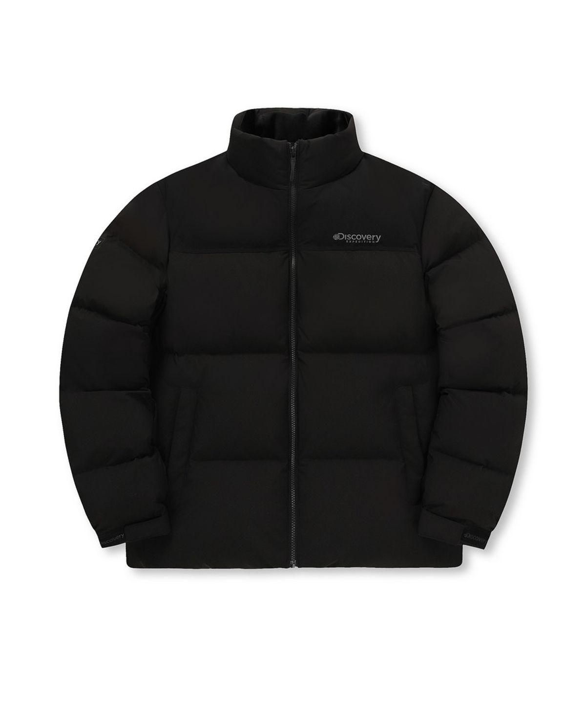 디스커버리 익스페디션(DISCOVERY EXPEDITION) 유니 반슬리 다운 숏패딩 (BLACK)