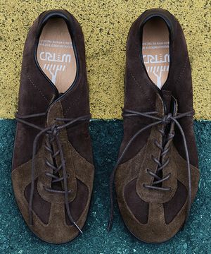 WTRD3126 아더 스웨이드 워싱 독일군 스니커즈 브라운