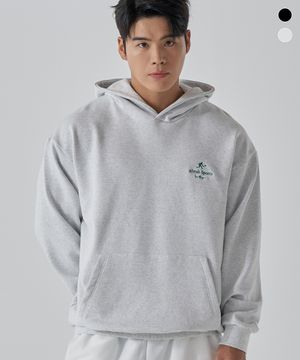 매치 포인트 오버핏 후드티셔츠 2COLOR