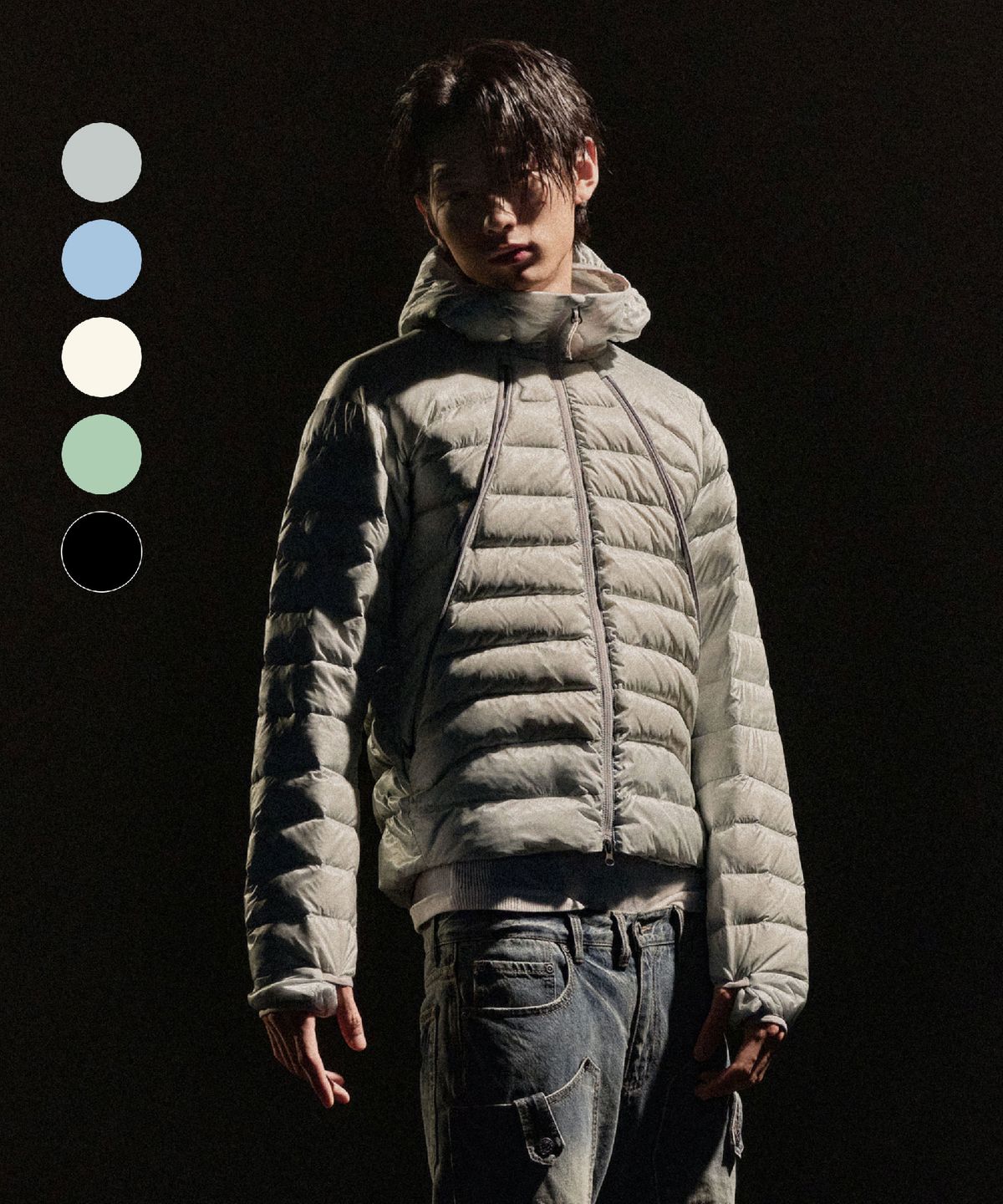 스키즘 인듀싱(SCHISM INDUCING) CATERPIE PUFFER JACKET (5color)