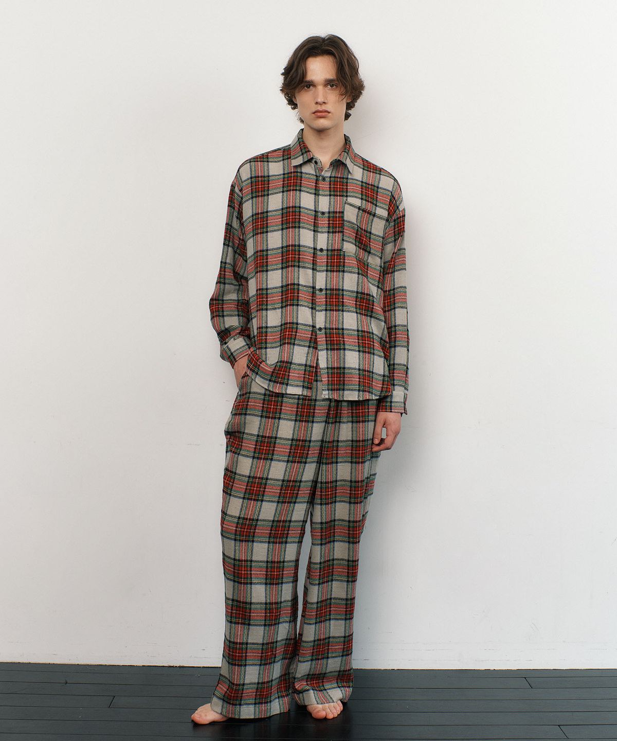 아템포(ATEMPO) FIRST PAJAMA SET_mellow check (men)