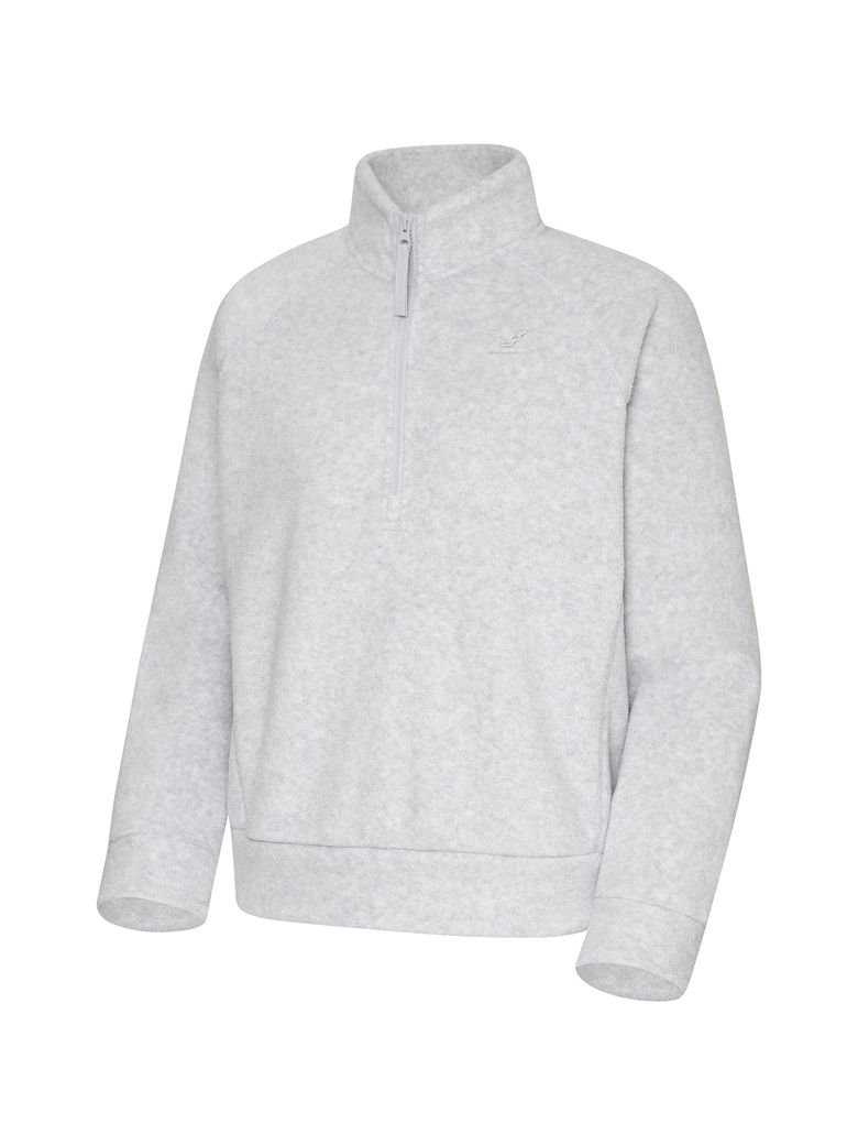 SNOWY (스노위) 여성 플리스 아노락_Cool Grey YWW25257C3