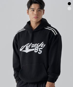 액티브 라인 오버핏 후드티셔츠 2COLOR