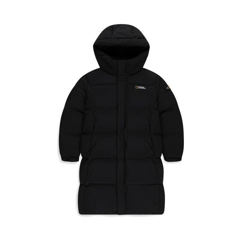 K254UDW990 카이만 롱 구스 다운 점퍼 CARBON BLACK