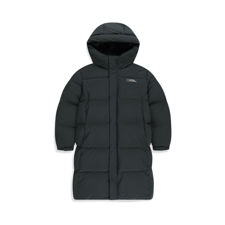 K254UDW990 카이만 롱 구스 다운 점퍼 GREY