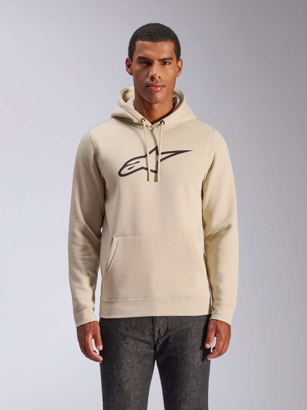 알파인스타즈(ALPINESTARS) AGELESS HOODIE V3 - OFF WHITE/BLACK