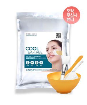 프리미엄 티트리 모델링팩 1kg+팩도구세트+팩브러쉬 증정 홈에스테틱 5종세트