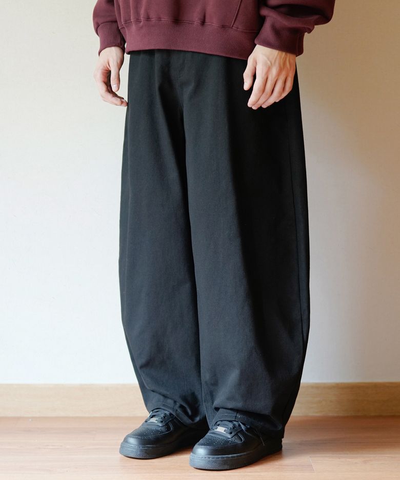 볼더 와이드 팬츠 블랙 MMLP7831