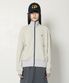 COLOR BLOCK TRACK ZIP UP JACKET (OLIVE)