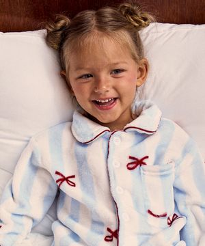 플러피 보니 긴팔 키즈 수면 잠옷 세트