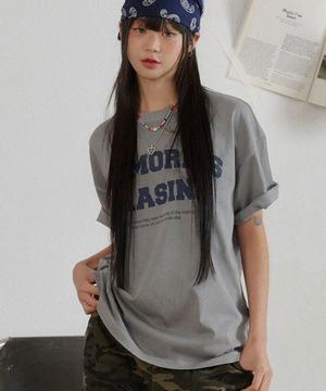 16수 메모리즈 피그먼트 티셔츠_라이트그레이