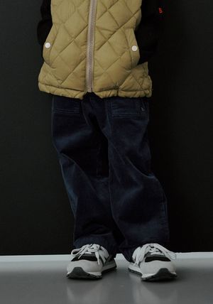 BZ61PT04TB 블루 코듀로이 일자 팬츠