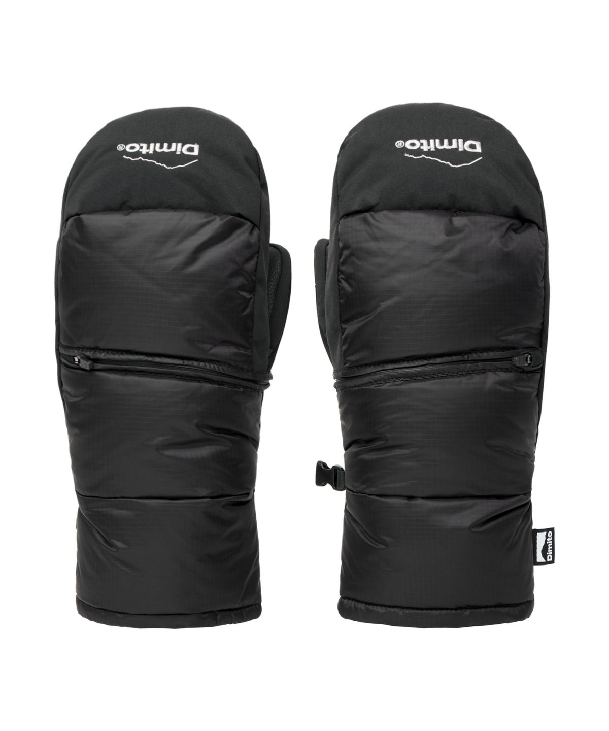디미토(DIMITO) EASY OPEN DOWN MITTEN BLACK