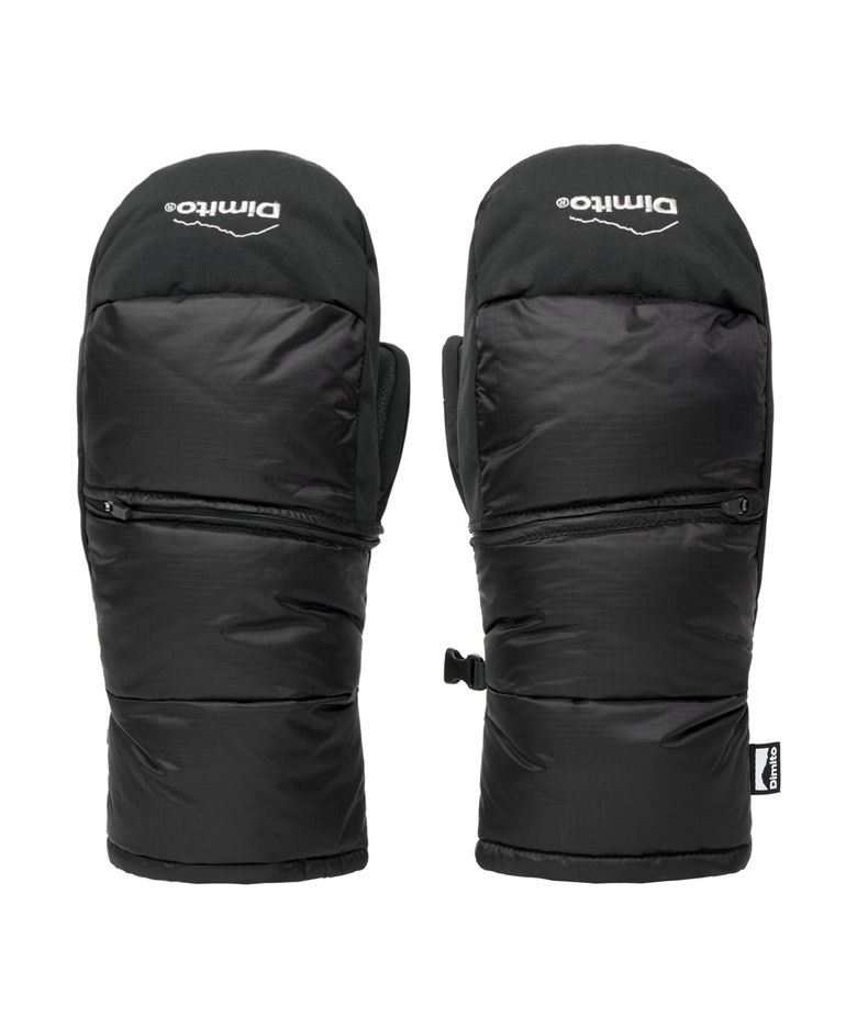 EASY OPEN DOWN MITTEN BLACK