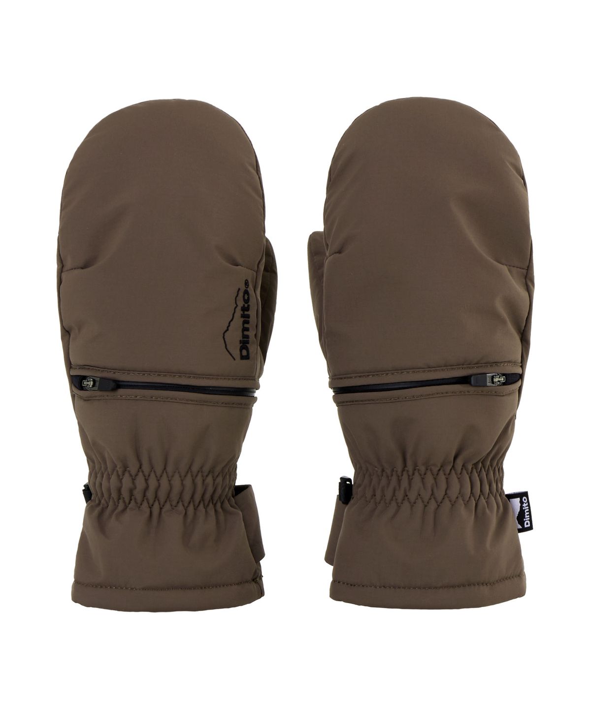 디미토(DIMITO) 25 EASY OPEN MITTEN DARK BROWN