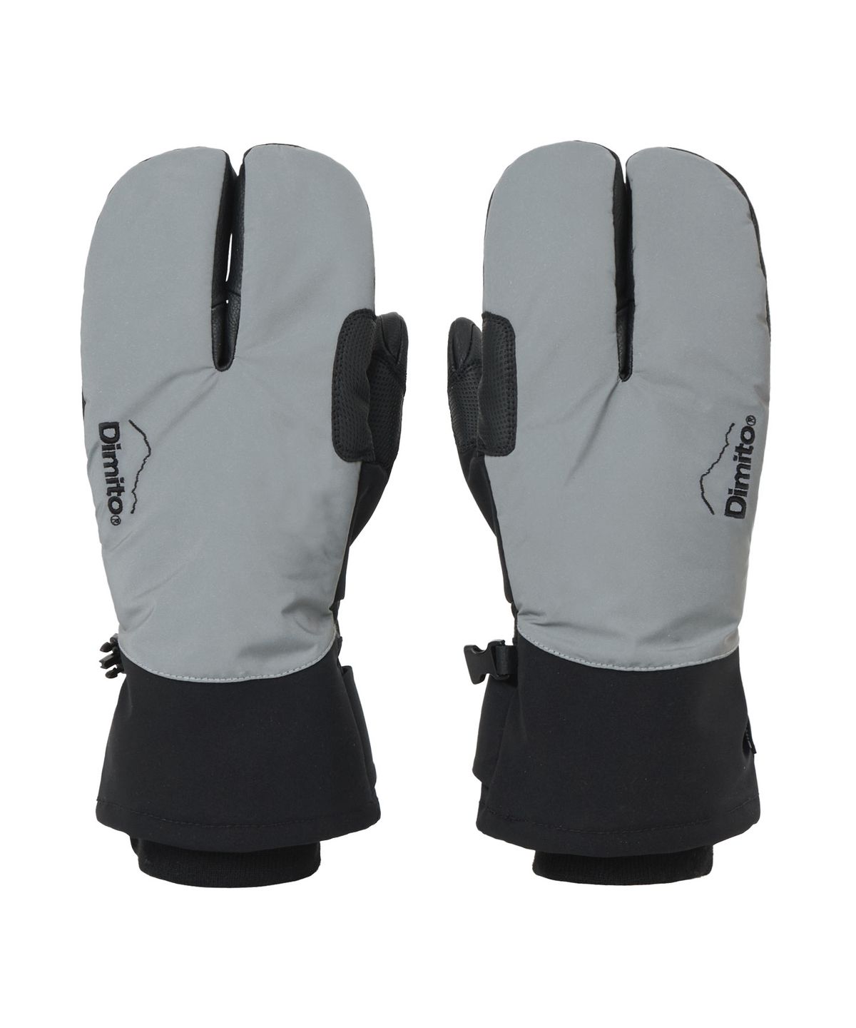 디미토(DIMITO) 3-FINGER MITTEN REFLECTIVE SILVER