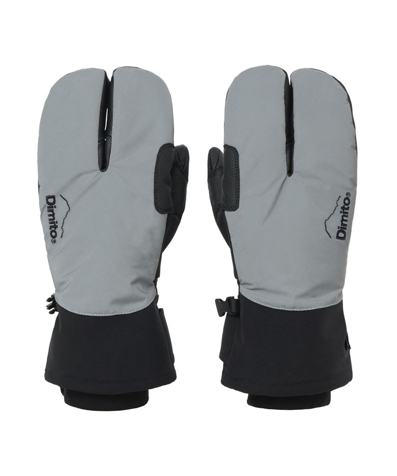 3-FINGER MITTEN REFLECTIVE SILVER