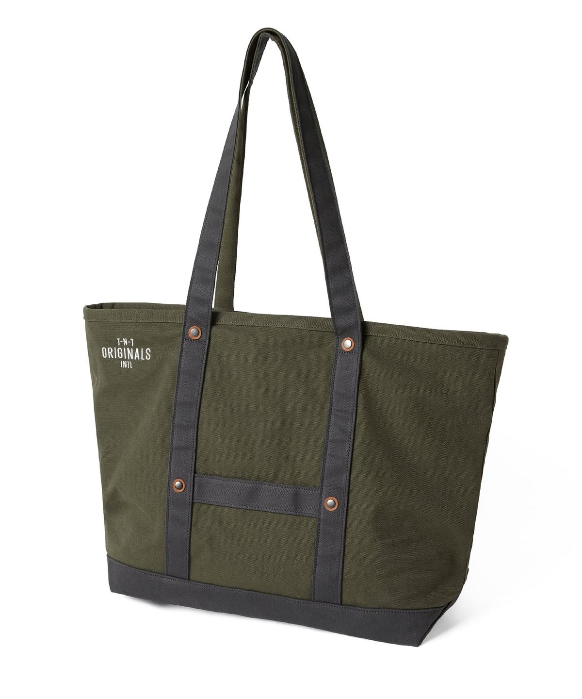 디스이즈네버댓(THISISNEVERTHAT) Canvas Tote Olive