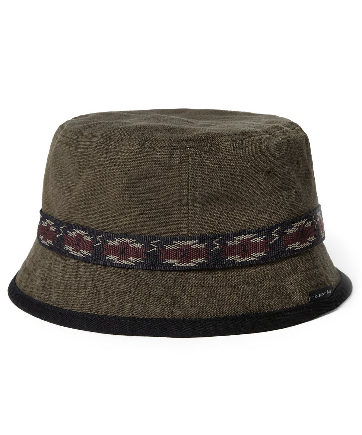 디스이즈네버댓(THISISNEVERTHAT) Strap Bucket Hat Khaki
