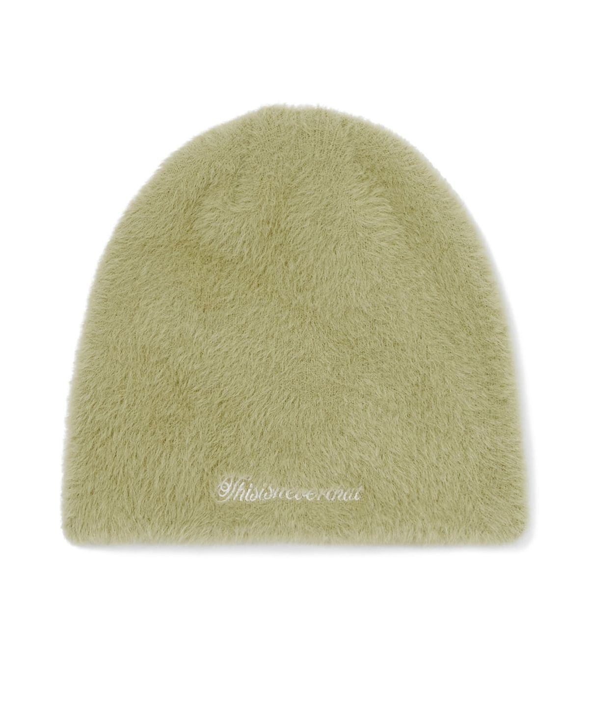 디스이즈네버댓(THISISNEVERTHAT) Shaggy No Cuff Beanie Lime