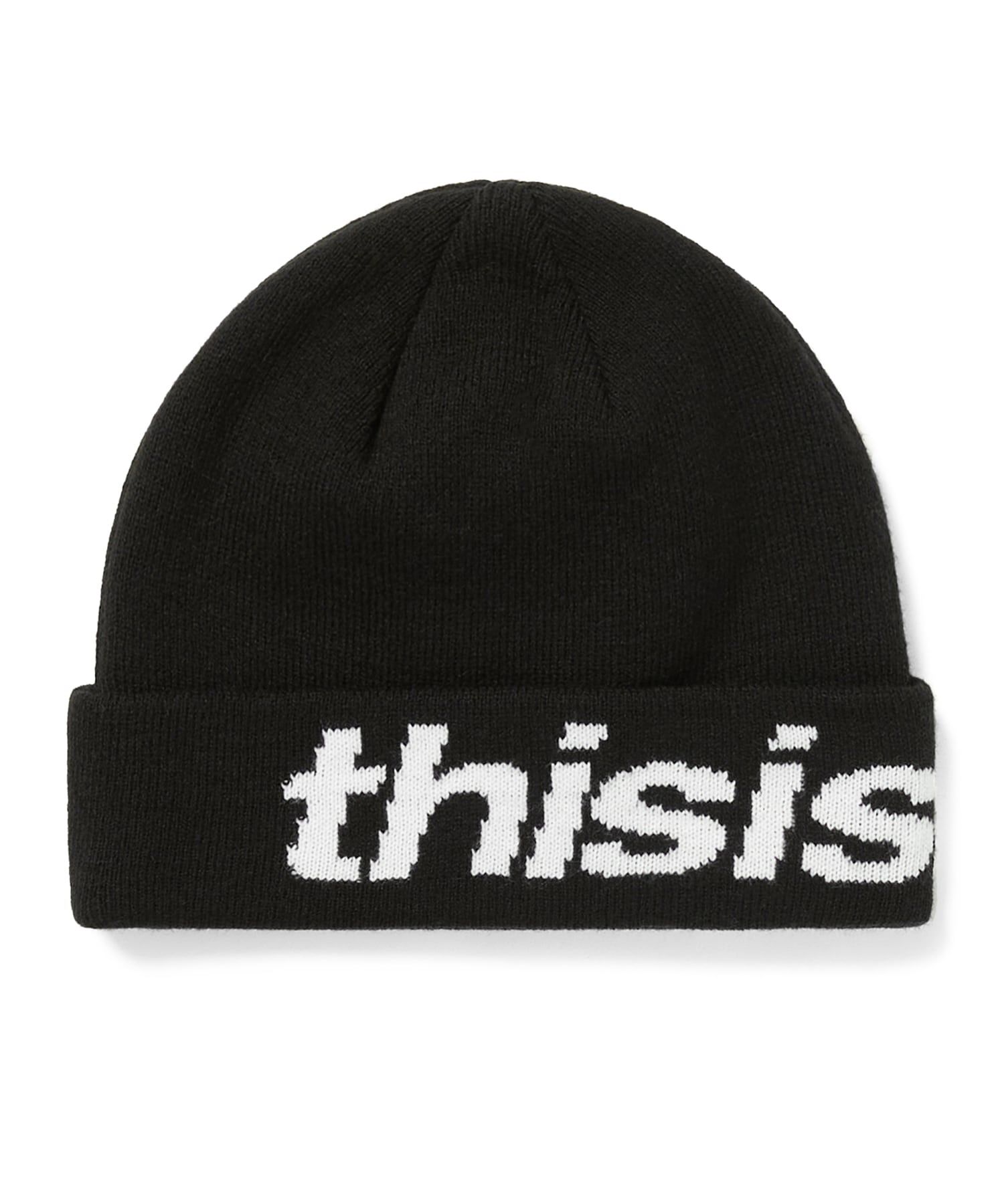 VAKT. BEANIE / BLACK 定価:8,910円 MUSINSA公式 | thisisneverthat HSP-Logo Big Cuff Beanie Black
