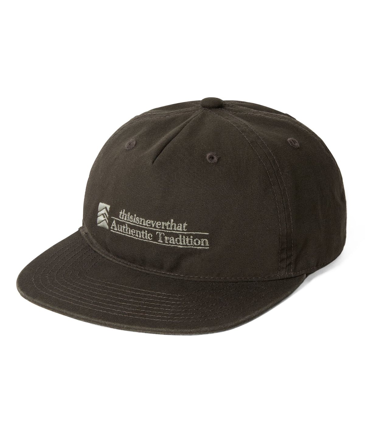 디스이즈네버댓(THISISNEVERTHAT) Authentic Tradition Cap Brown