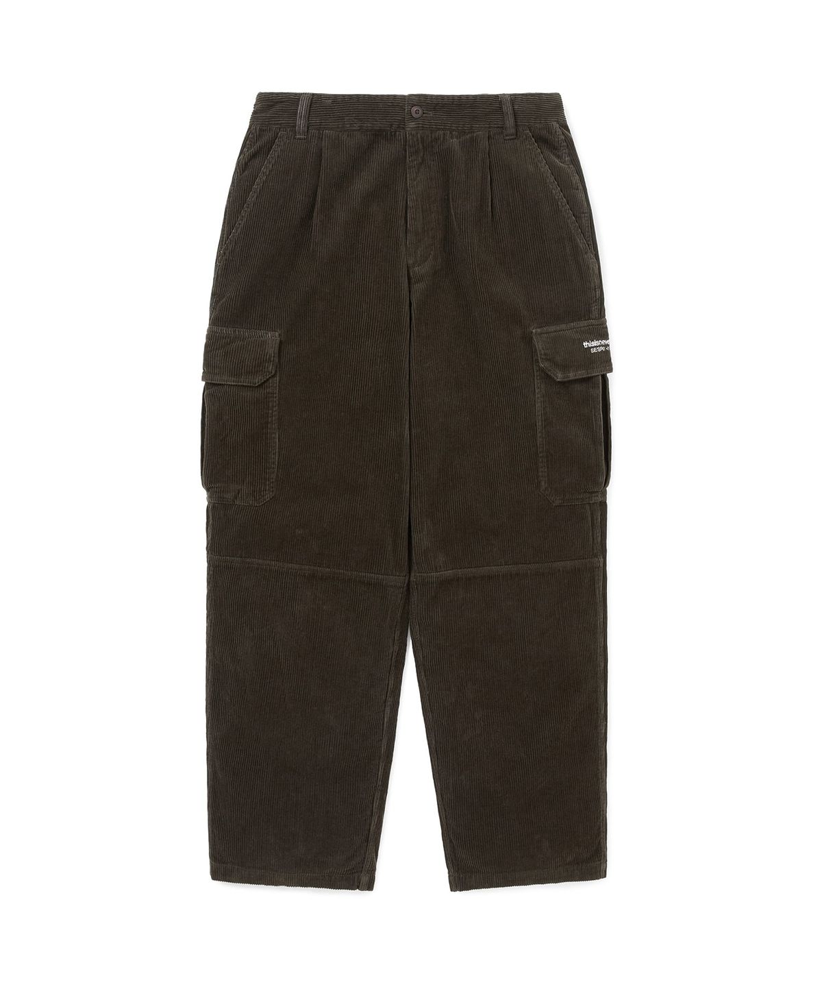 디스이즈네버댓(THISISNEVERTHAT) Corduroy Cargo Pant Brown