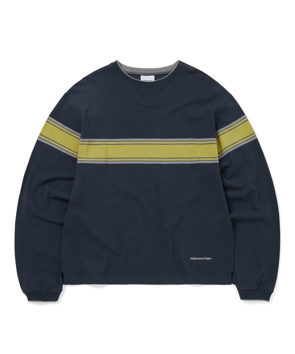 디스이즈네버댓(THISISNEVERTHAT) PK Line L/S Tee Navy