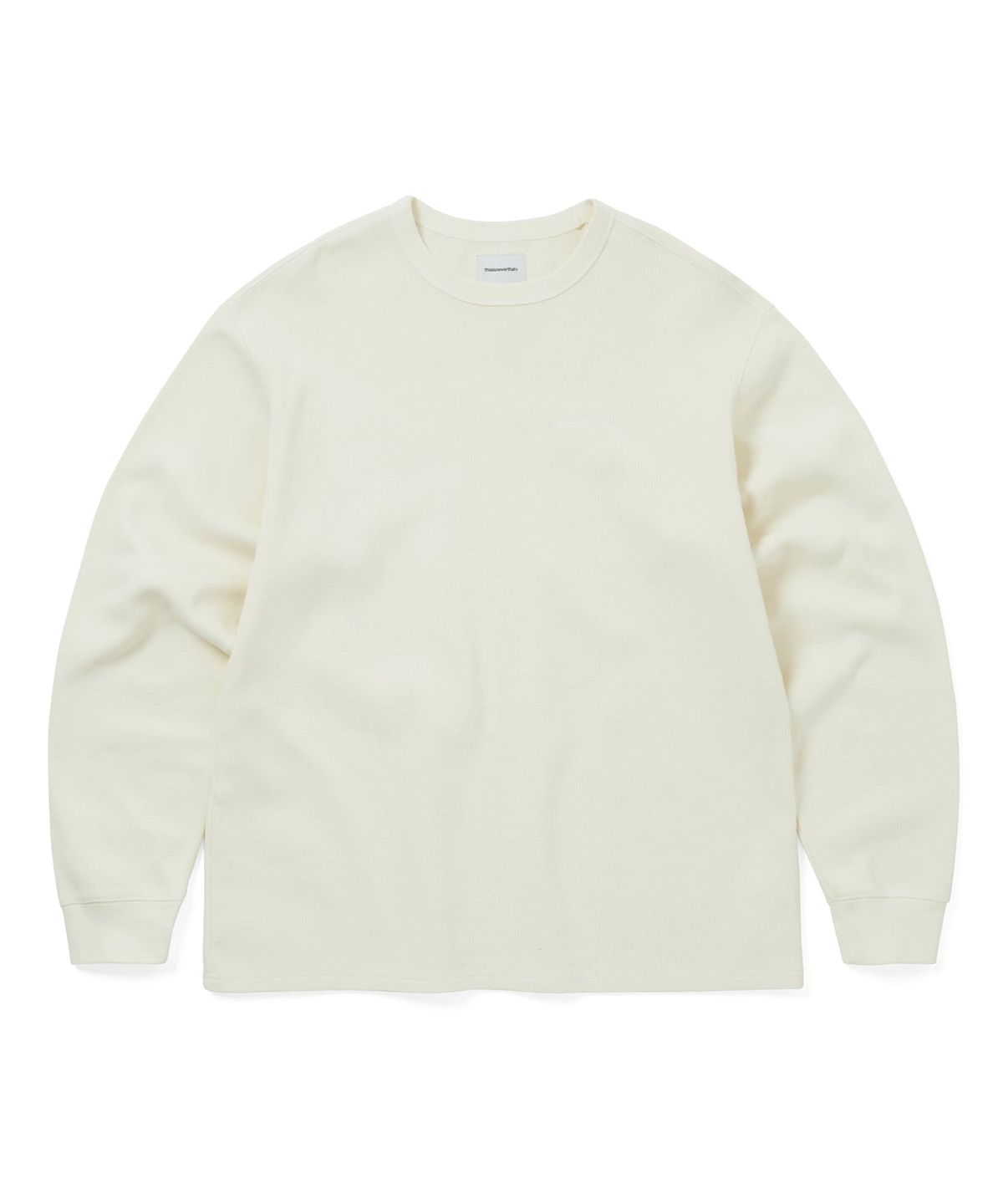 디스이즈네버댓(THISISNEVERTHAT) Waffle L/S Tee Ivory