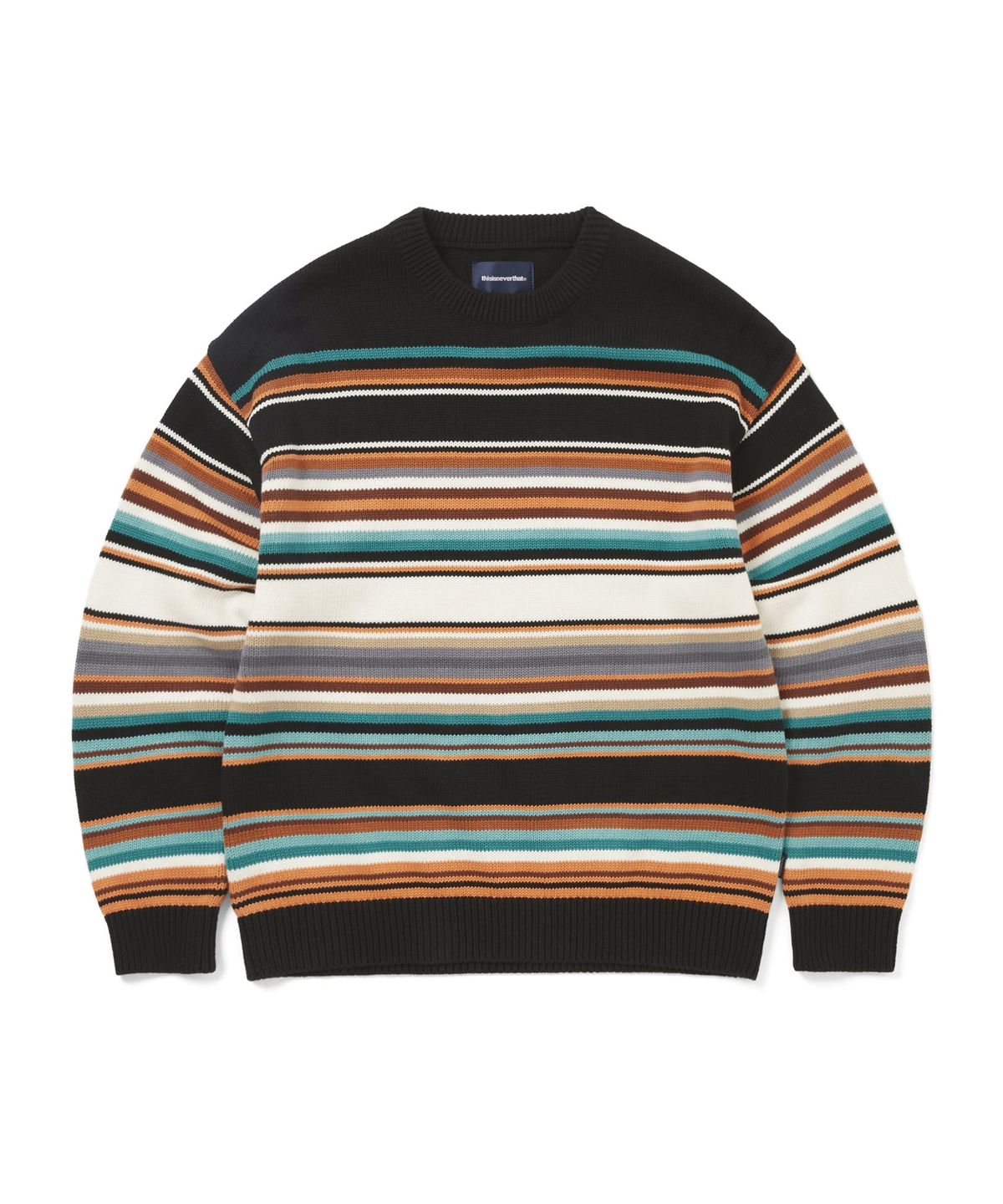 디스이즈네버댓(THISISNEVERTHAT) Multi Striped Sweater Black/White