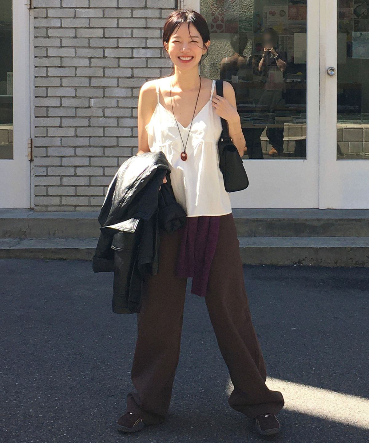 포에트서울(POETSEOUL) buckle button cotton pants_brown