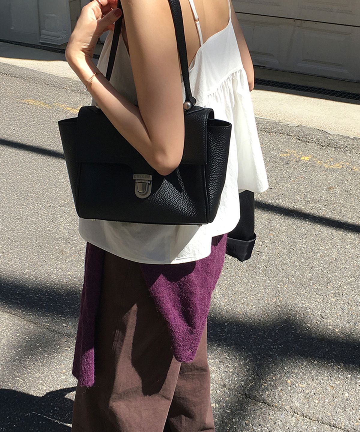 포에트서울(POETSEOUL) signature alpaca cardigan_purple