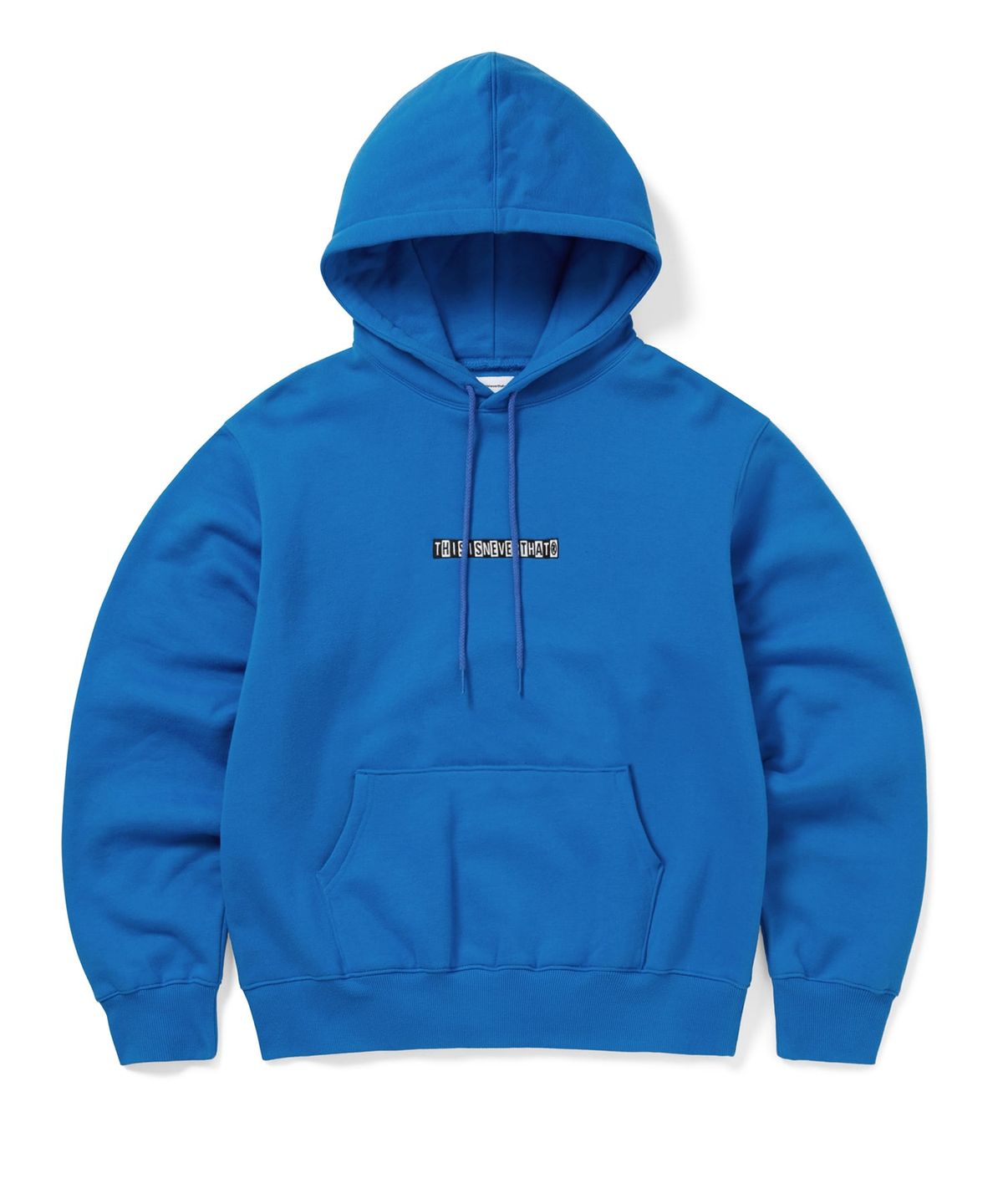 디스이즈네버댓(THISISNEVERTHAT) Checkerboard Logo Hoodie Blue