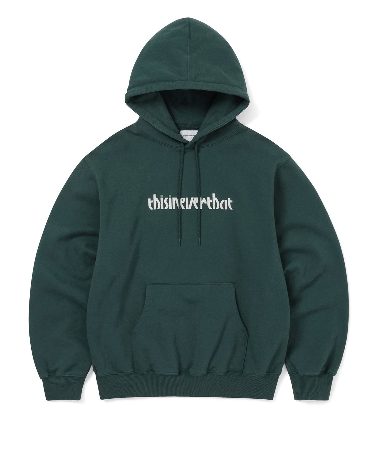 디스이즈네버댓(THISISNEVERTHAT) Circled Number Hoodie Sea Green
