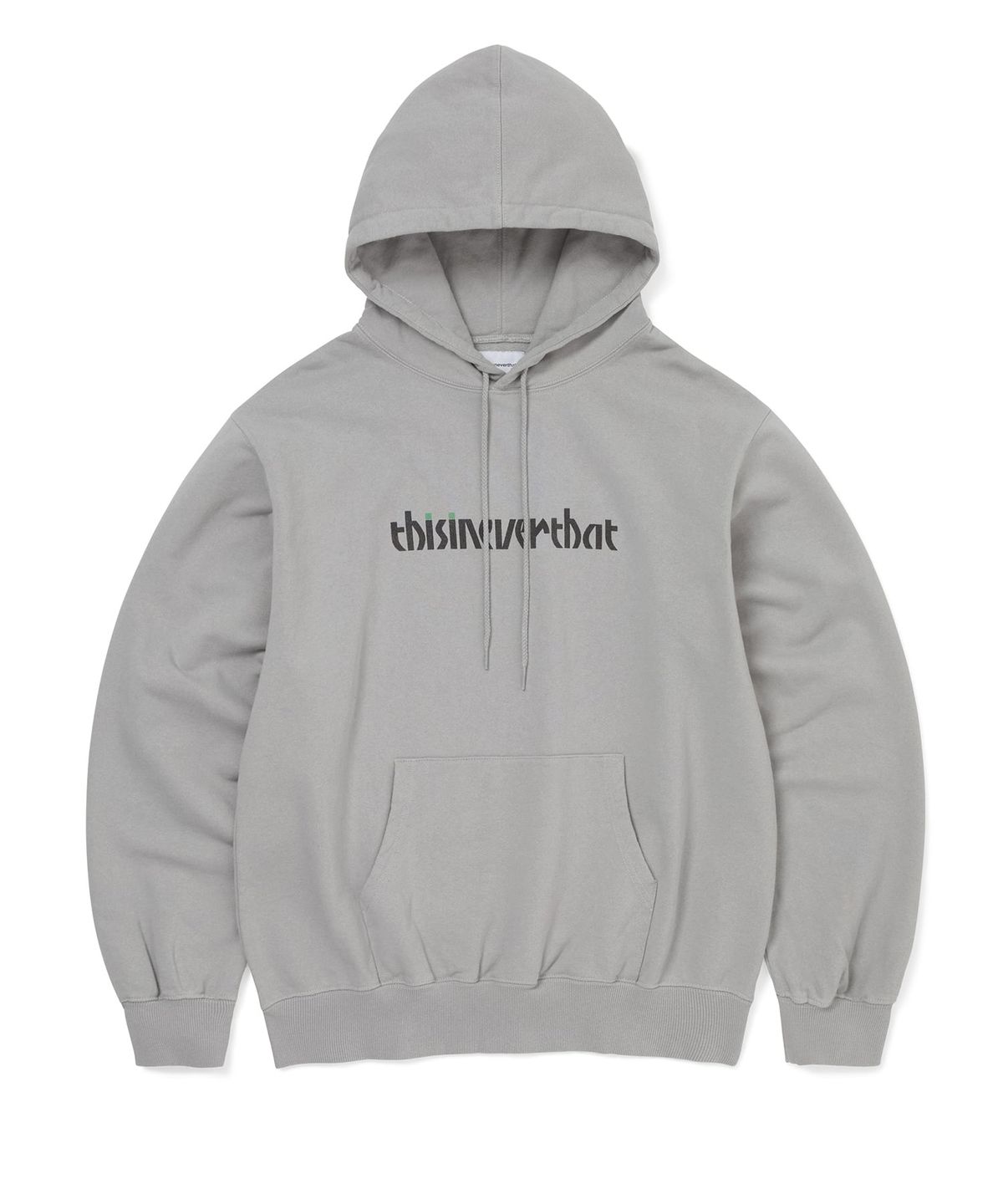 디스이즈네버댓(THISISNEVERTHAT) Circled Number Hoodie Concrete