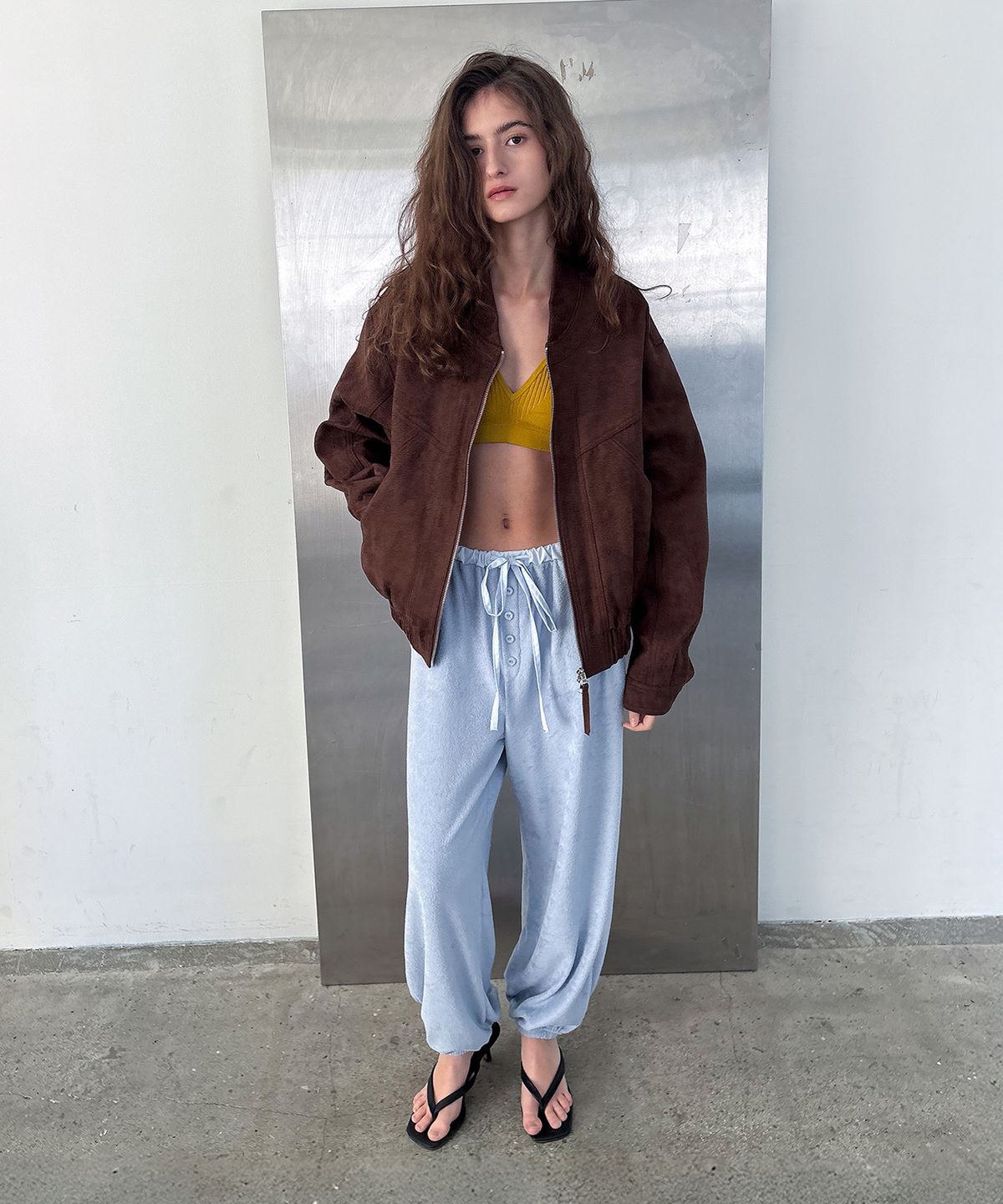 포에트서울(POETSEOUL) faux suede blouson_brown