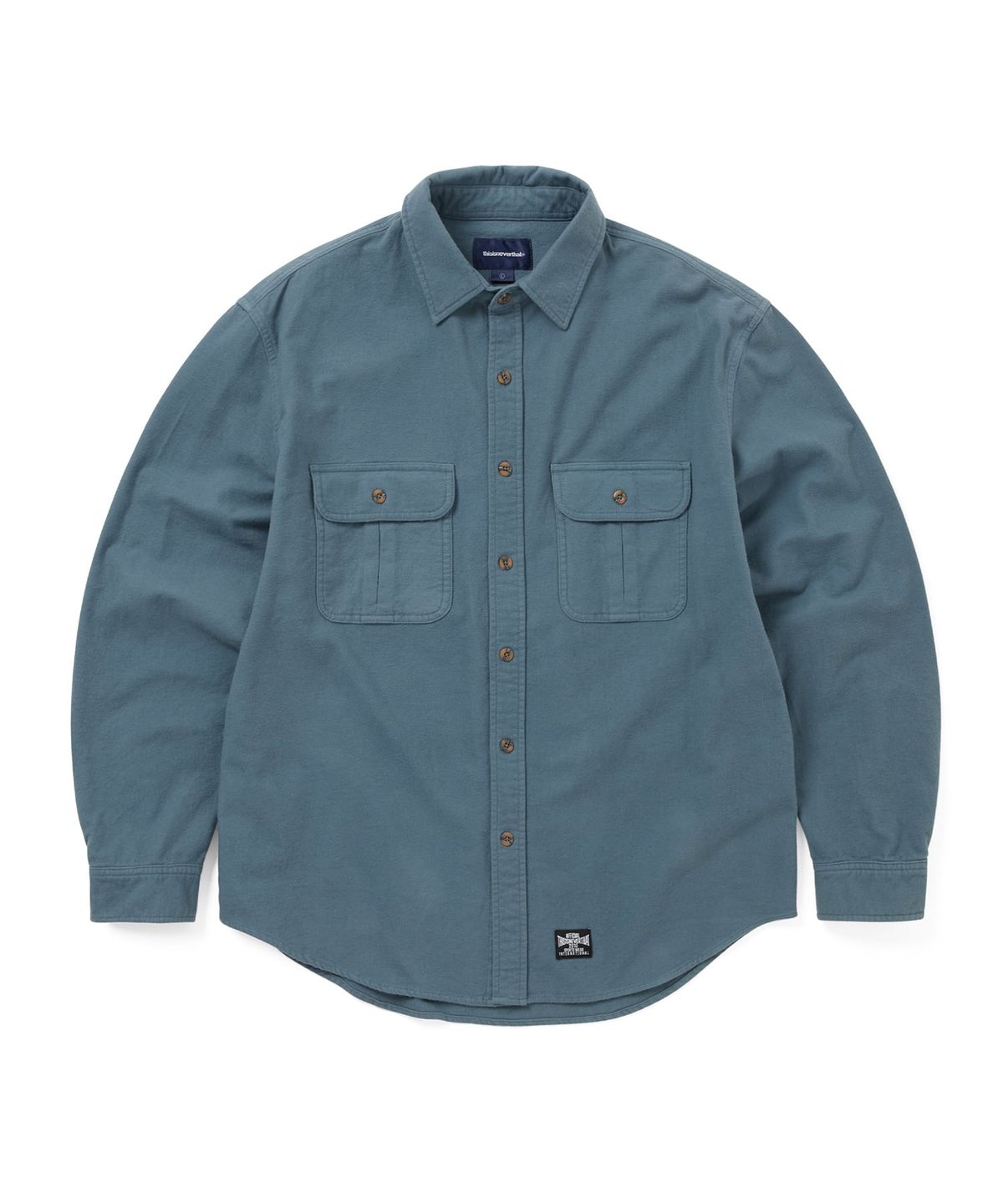 디스이즈네버댓(THISISNEVERTHAT) Flannel Country Shirt Slate