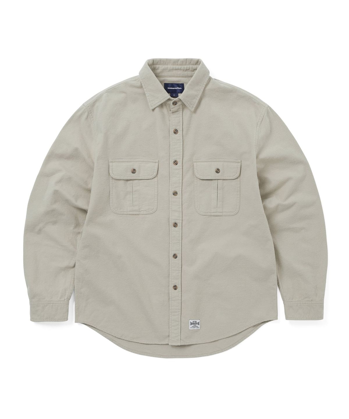 디스이즈네버댓(THISISNEVERTHAT) Flannel Country Shirt Khaki