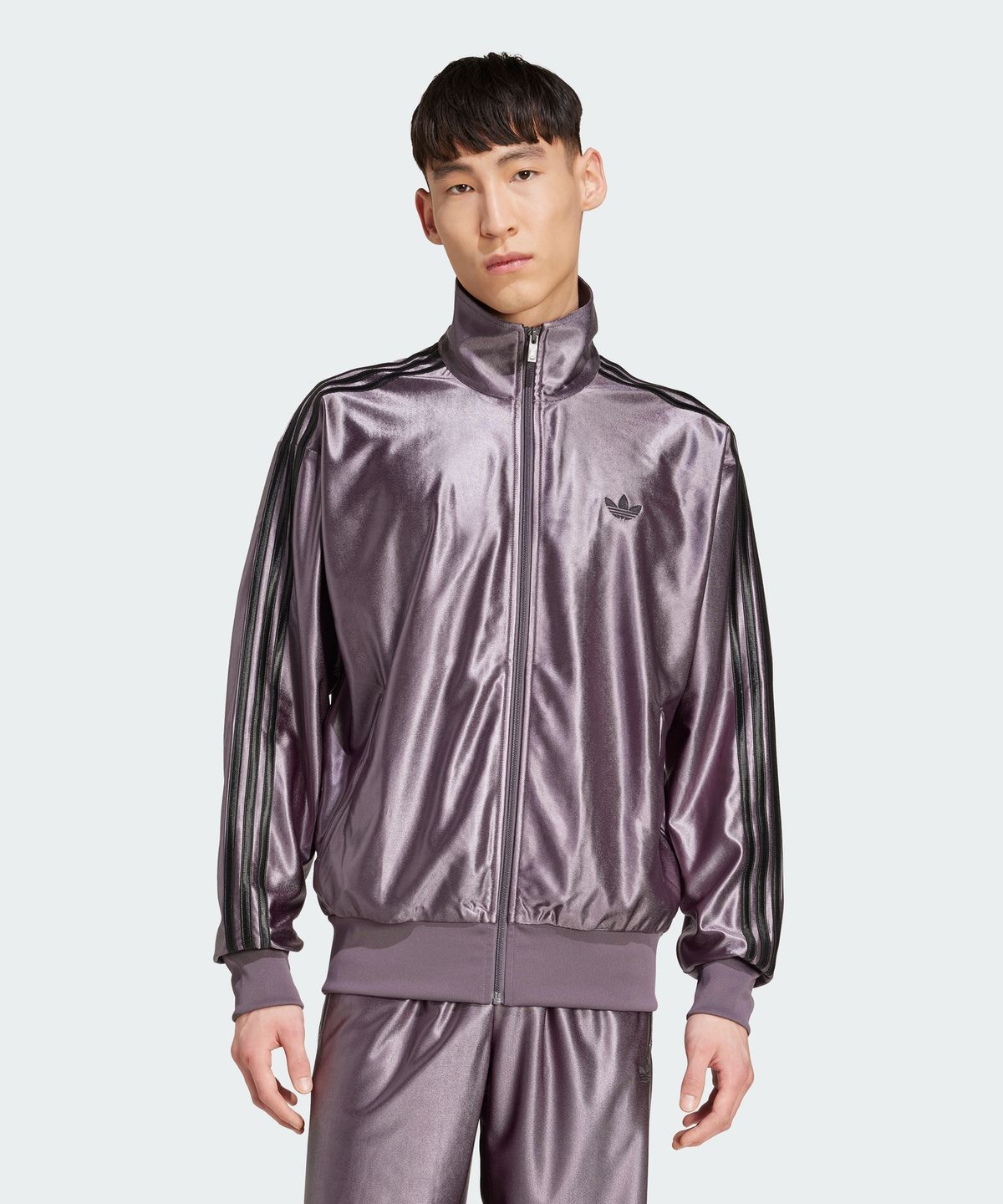 아디다스(ADIDAS) 파이어버드 메탈릭 트랙 탑 JX1496