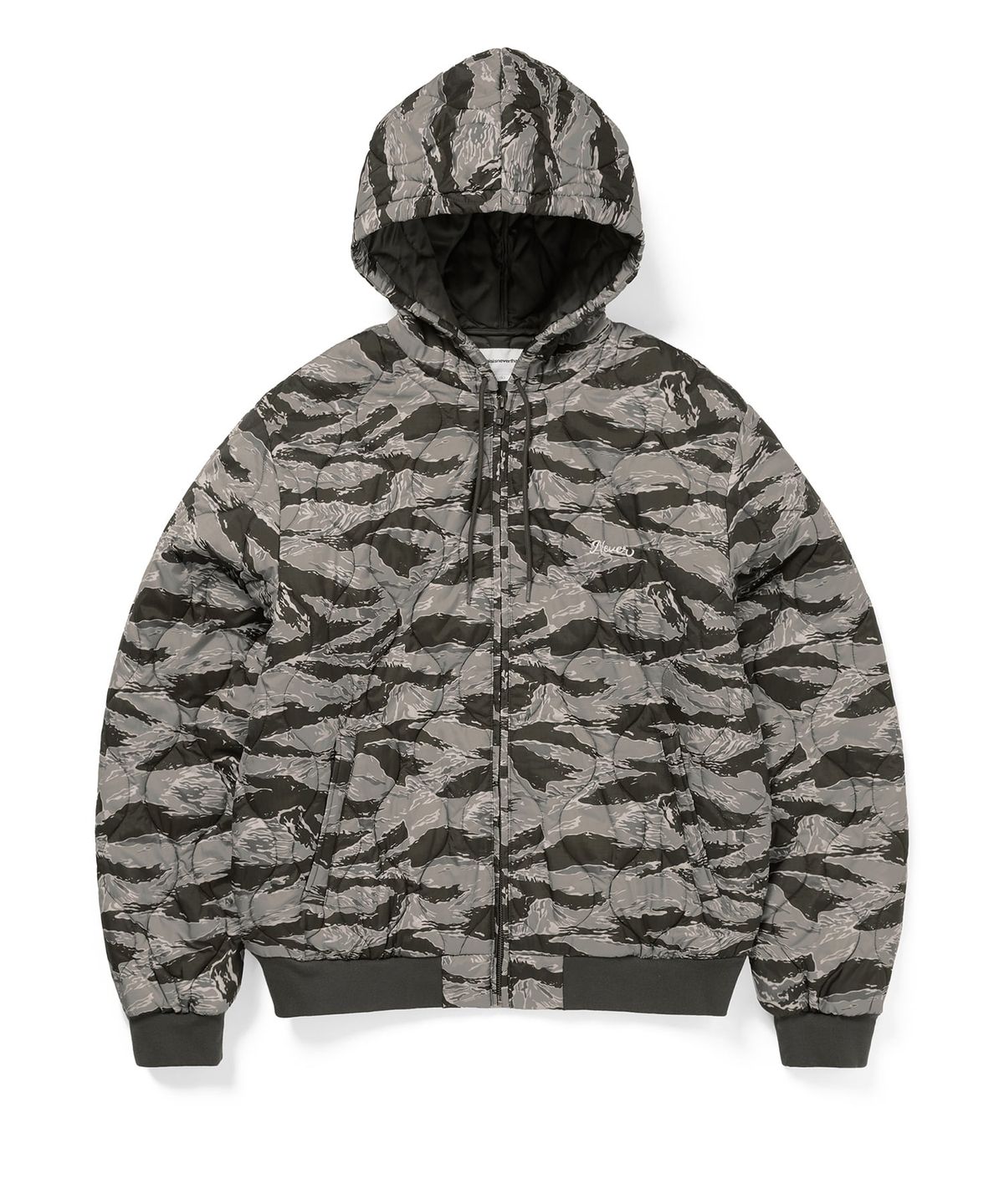 디스이즈네버댓(THISISNEVERTHAT) Quilted Hooded Jacket Olive