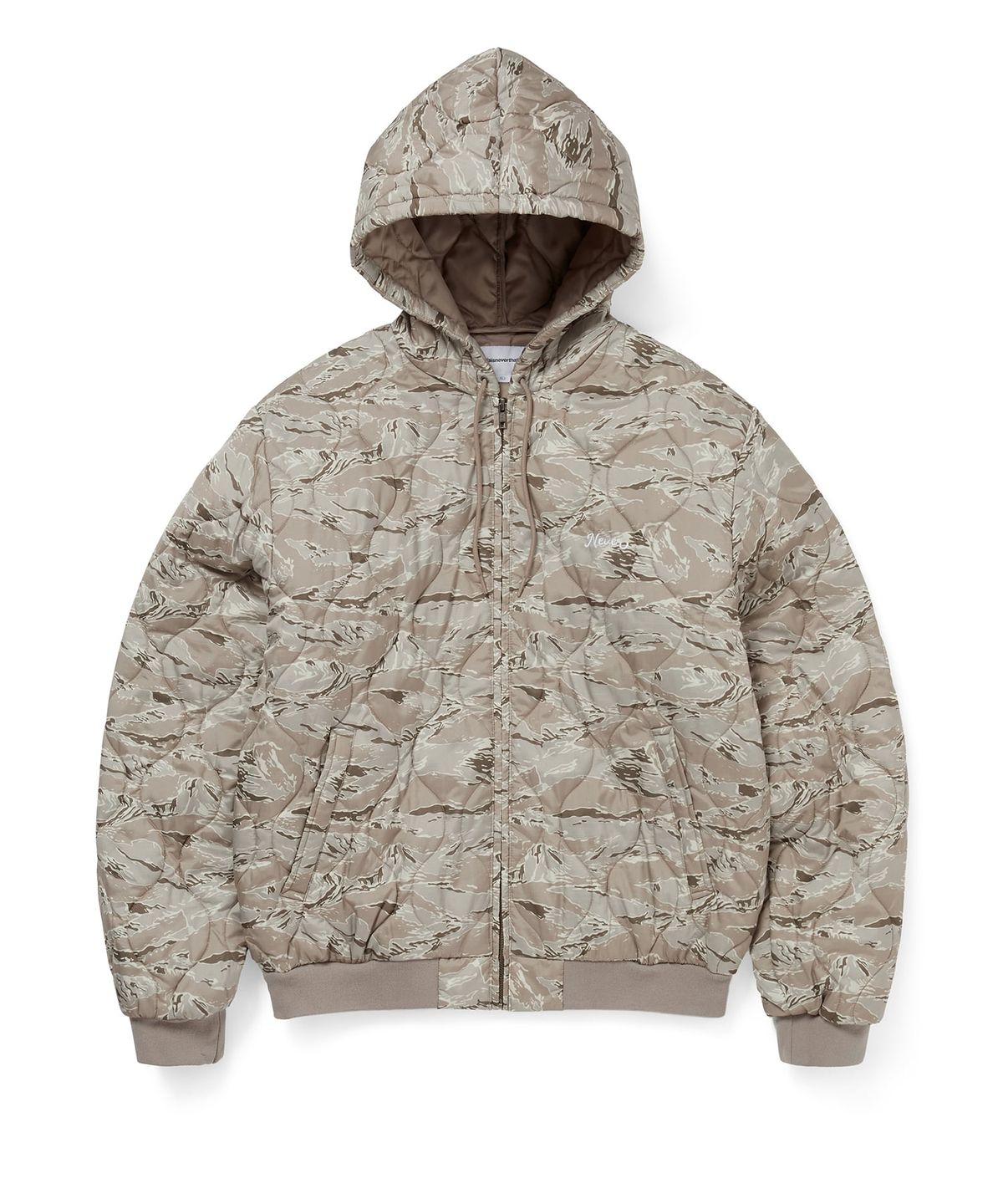 디스이즈네버댓(THISISNEVERTHAT) Quilted Hooded Jacket Beige
