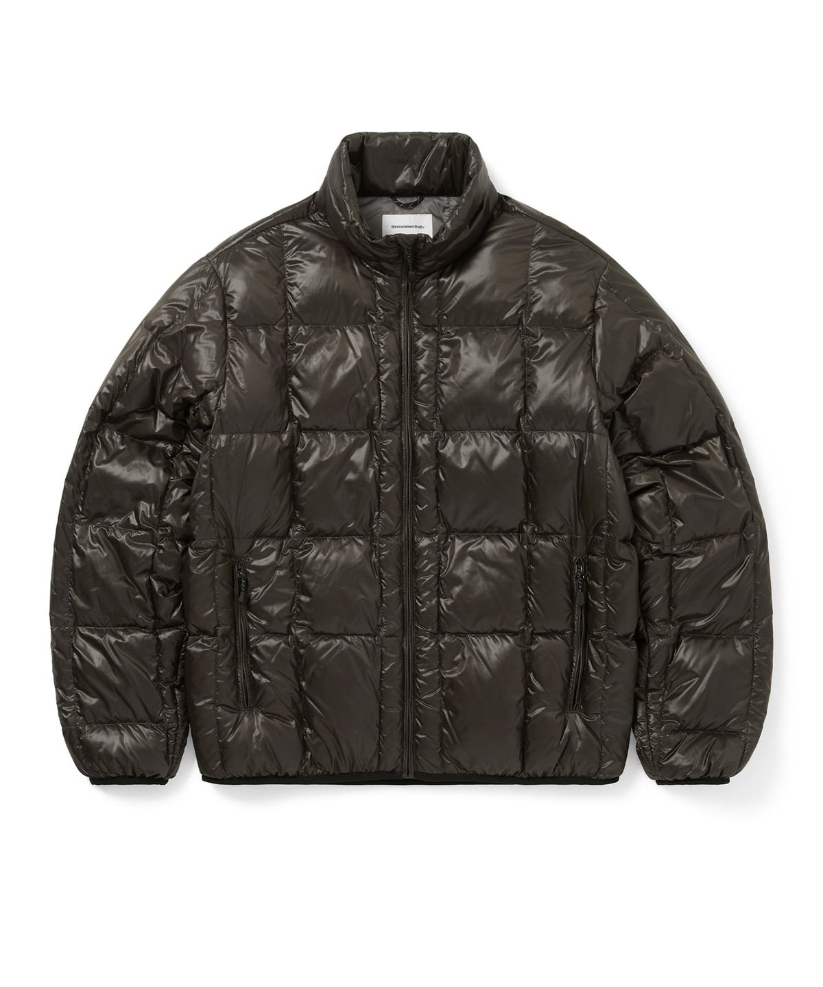 디스이즈네버댓(THISISNEVERTHAT) PERTEX® Light Down Jacket Brown Black