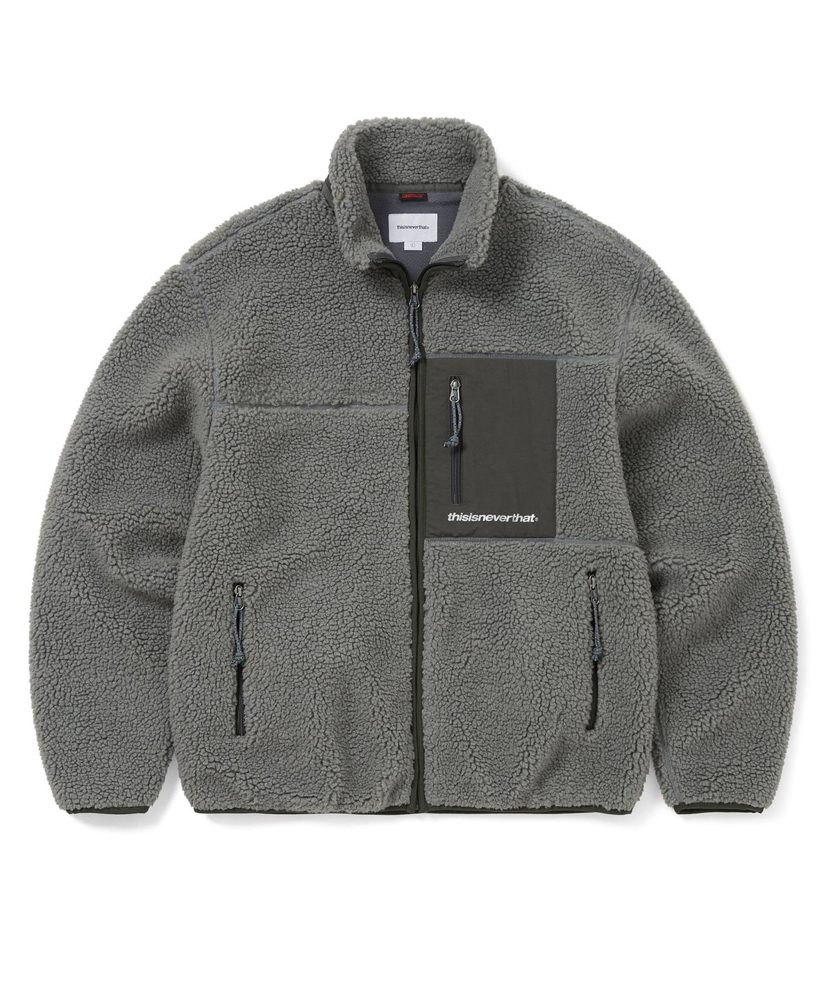 디스이즈네버댓(THISISNEVERTHAT) SP Sherpa Fleece Jacket Charcoal