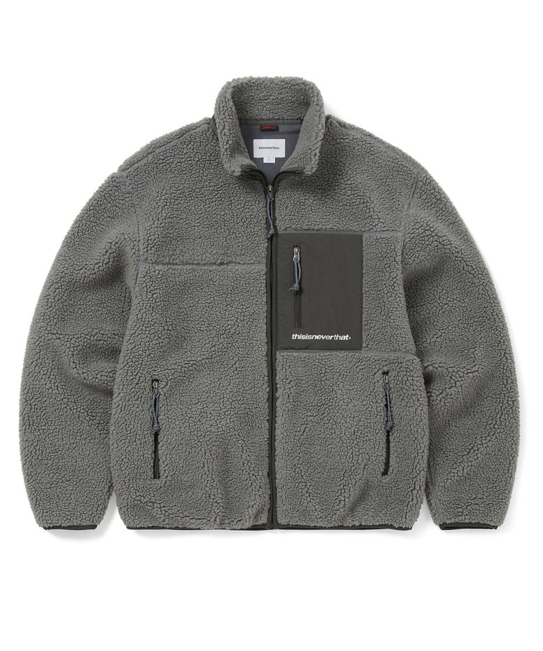 SP Sherpa Fleece Jacket Charcoal