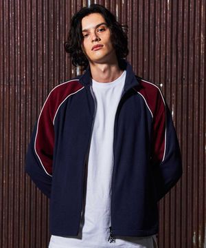 레트로 배색 라이트 플리스 자켓 네이비 GA5831 NV