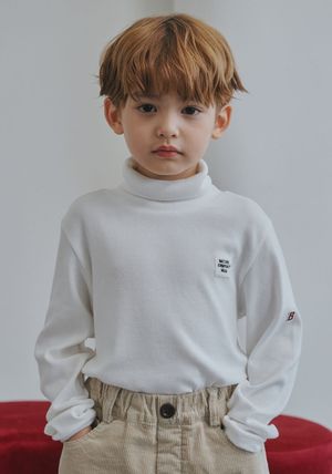 BZ61TS03IV 아이보리 골지 풀오버 티셔츠