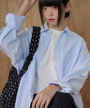 오버핏 옥스퍼드 셔츠_2color