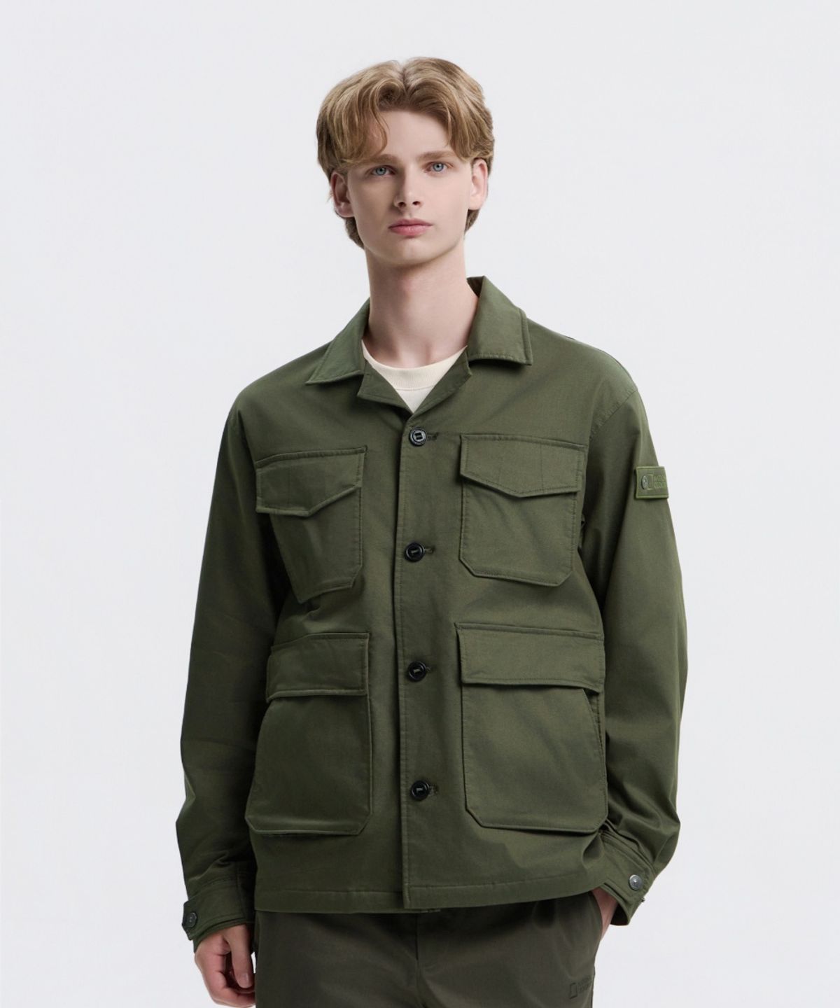 내셔널지오그래픽(NATIONALGEOGRAPHIC) N253MJP100 [NRN] 퍼티그 자켓 OLIVE KHAKI