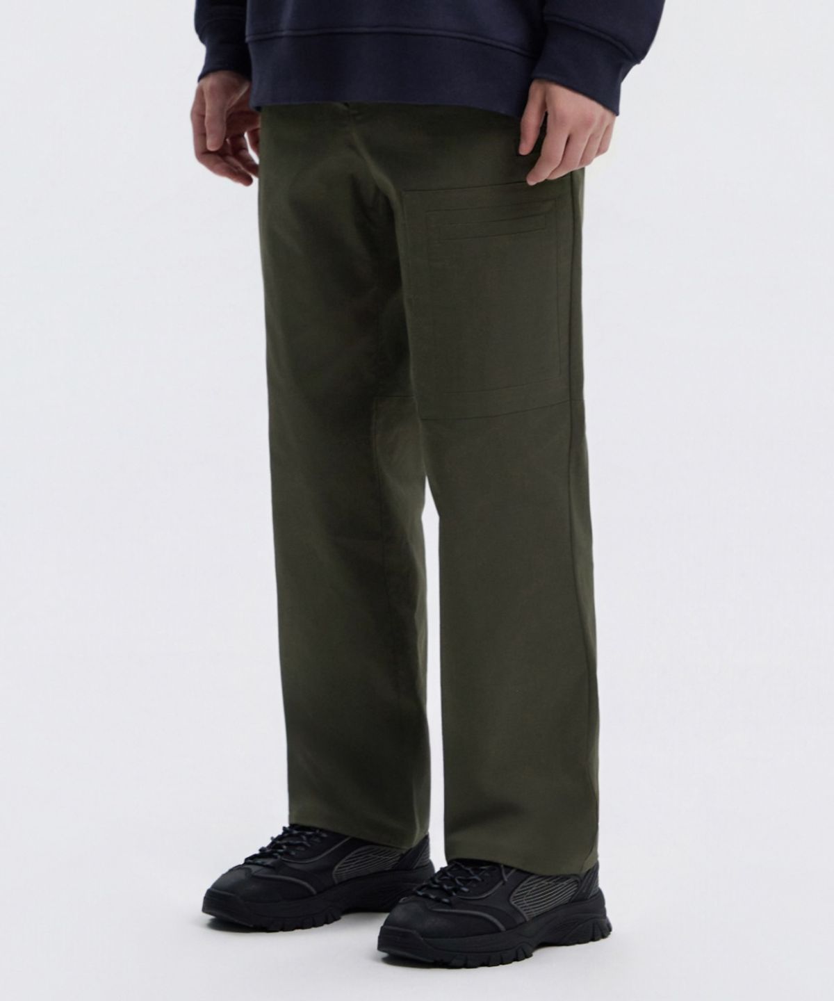 내셔널지오그래픽(NATIONALGEOGRAPHIC) N253MPT100 [NRN] 벨티드 팬츠 OLIVE KHAKI