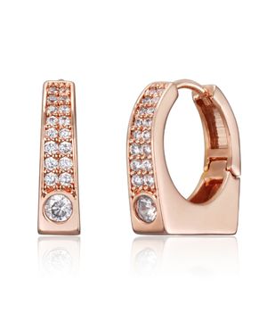 14K 스퀘어 라인 원터치 귀걸이 (gold pin) ELGPEE572